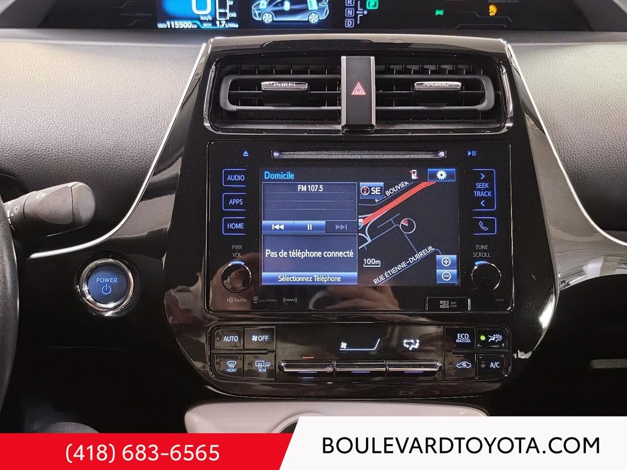 Toyota Prius Prime 98277A-53 | 2019 Blanc Québec - photo #12