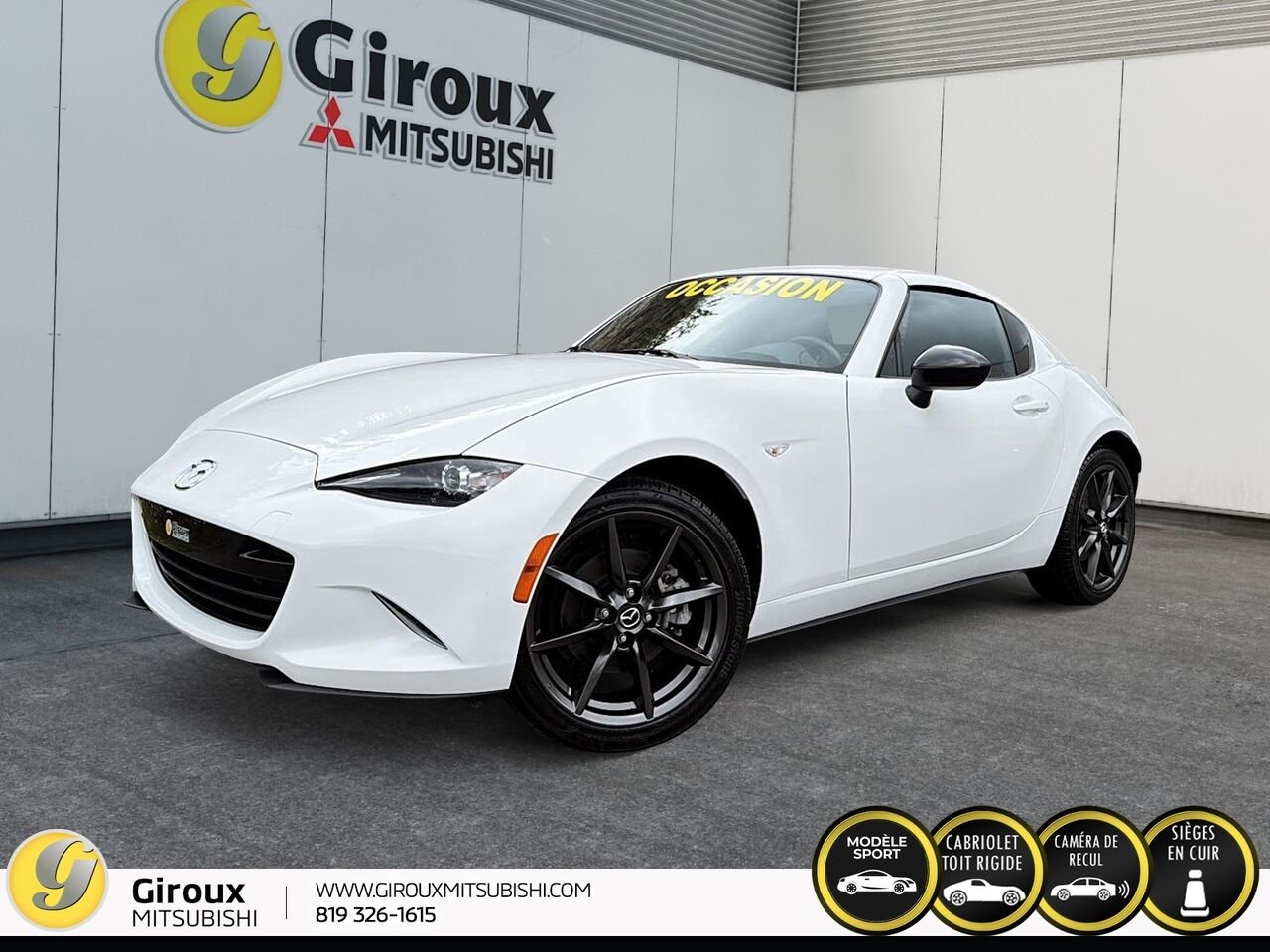 2017 Mazda MX-5 RF White Sainte-Agathe-des-Monts - photo #0