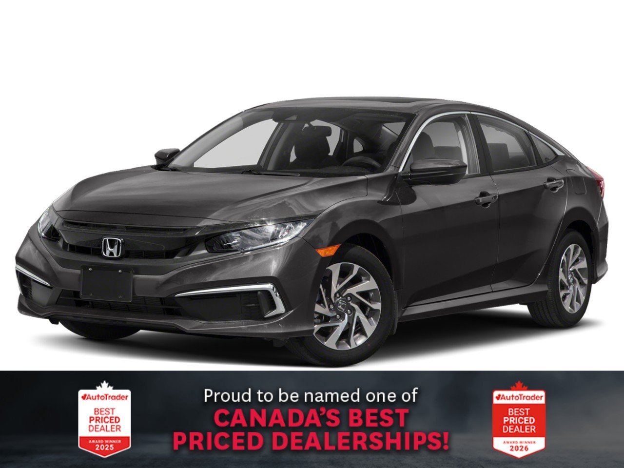 Honda Civic Berline EX CVT Sedan 2019 Gray Ottawa & Gatineau - photo #0