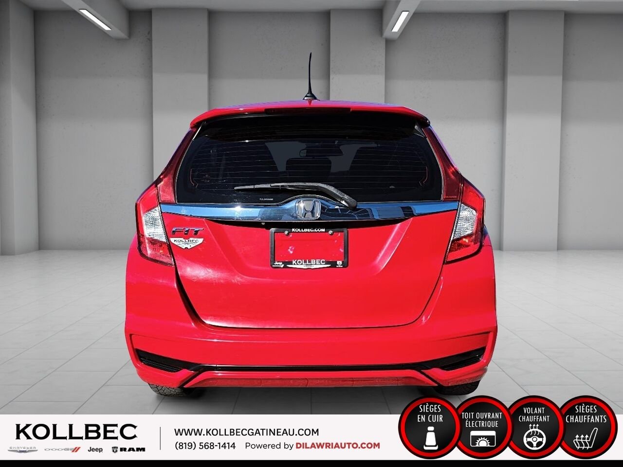 HONDA FIT EX-L Navi 2018 Rouge Ottawa & Gatineau - photo #15