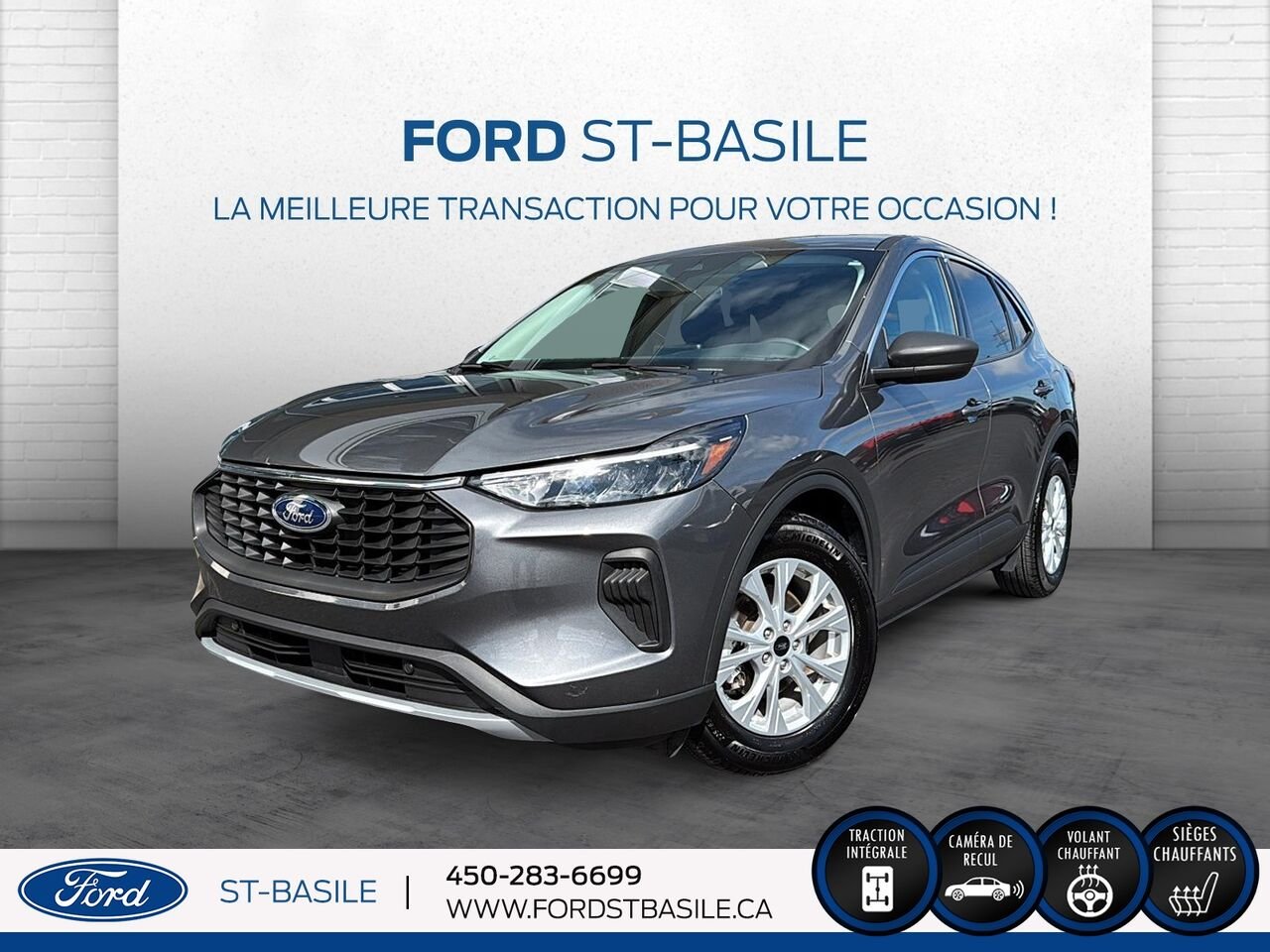 2023 Ford Escape Grey Saint-Basile-le-Grand - photo #0