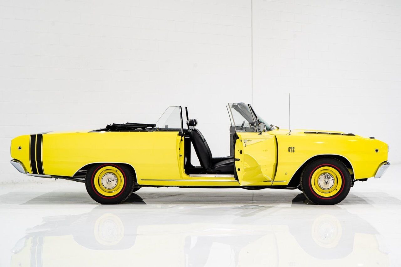 Dodge Dart *PRIX EN USD* GTS Conv Matching #s 340 cu in With Original Built Sheet 1968 Jaune Montréal - photo #38