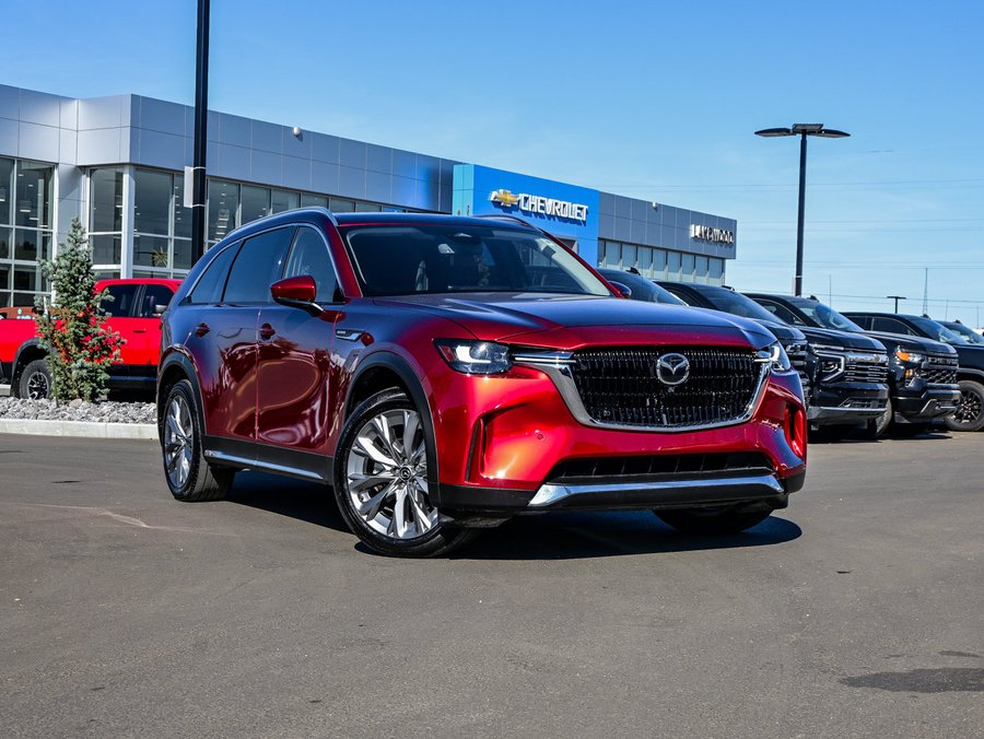 2026 Mazda CX-90 MHEV GT AWD 3.3L 8 Passenger | Panoramic Sunroof Red