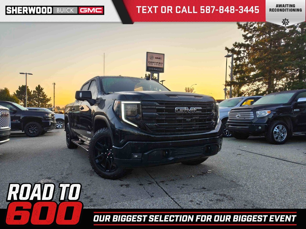 2024 GMC Sierra 1500 4WD Crew Cab 147 Elevation Black Sherwood Park - photo #0