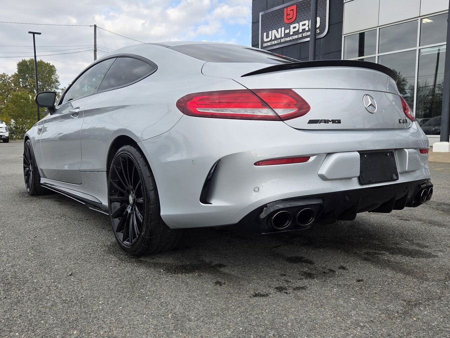 Mercedes-Benz C43 AMG Coupé Night edition + Moteur V6 3.0L biturbo AMG 362 chevaux 2018 Argent