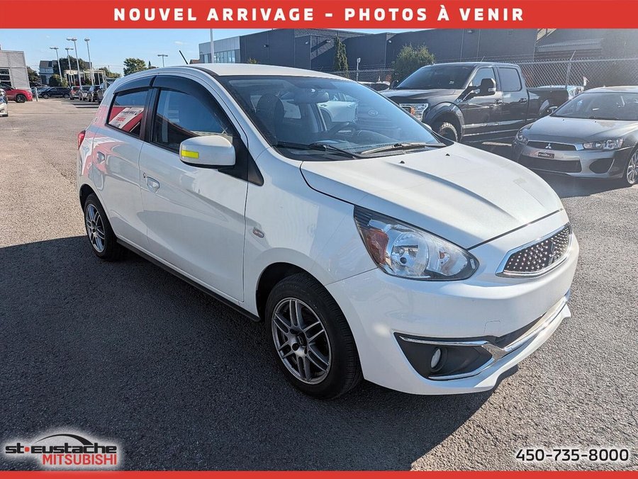 Mitsubishi Mirage ES-ecran tactile-bluetooth-vitre électrique-camera de recul 2019 Blanc