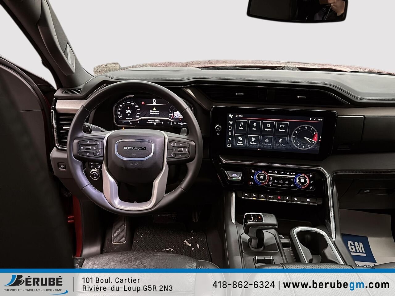 GMC 1500 4RM, CAISSE COURTE, CAB. MULTIPLAC Denali cabine multiplace 4RM 147 po 2024 Rouge Rivière-du-Loup - photo #9