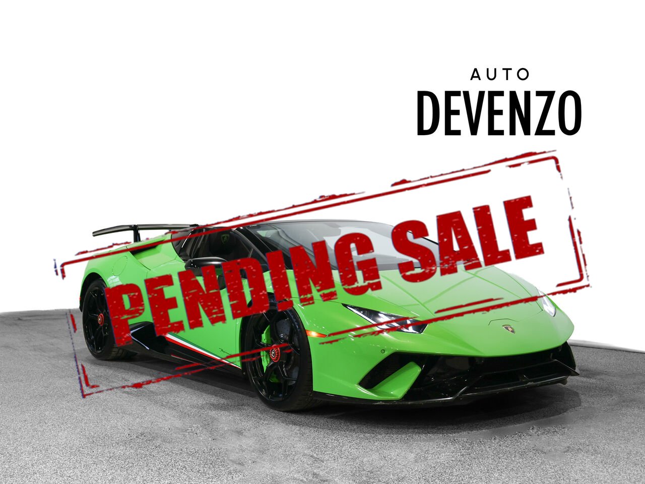 Lamborghini Huracan 2018 Vert Saint-Eustache - photo #0