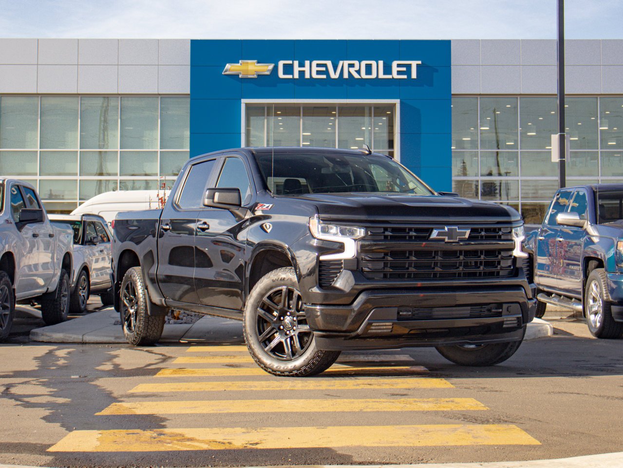 2025 Chevrolet Silverado 1500 4WD Crew Cab 147 RST Black Sherwood Park - photo #1