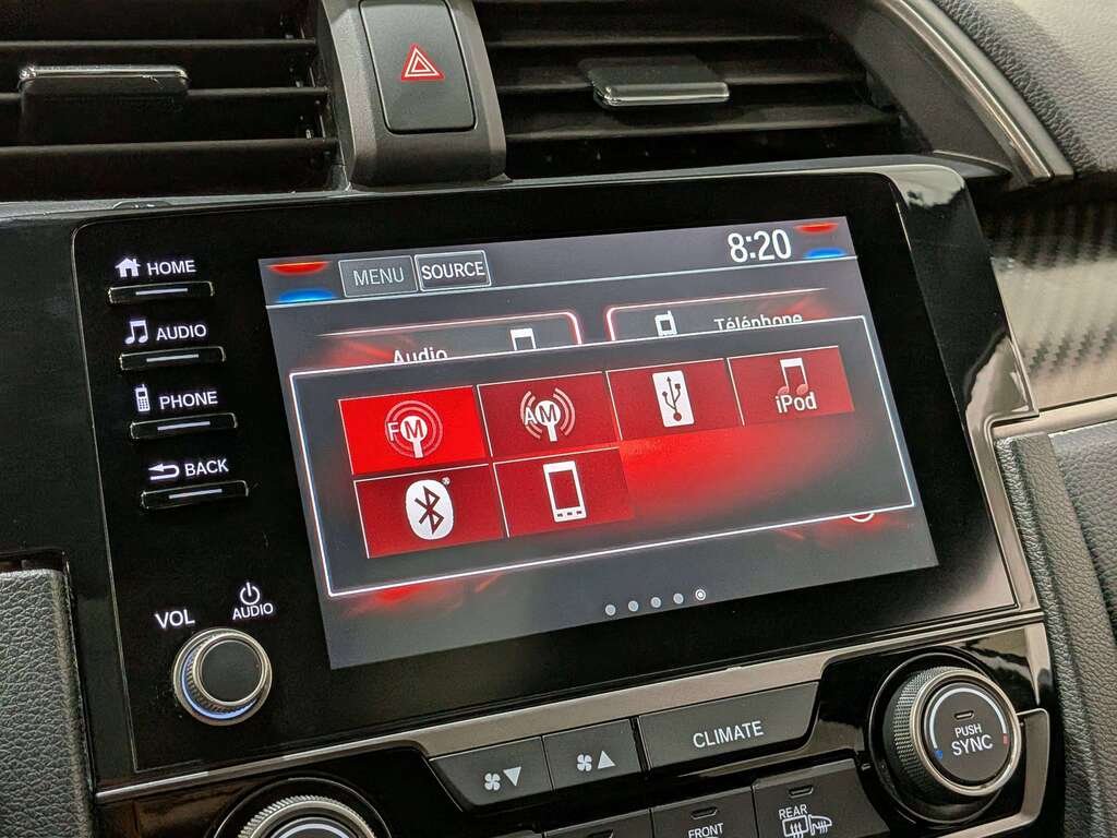 2019 Honda Civic Hatchback Sport Manual White Val-David - photo #22