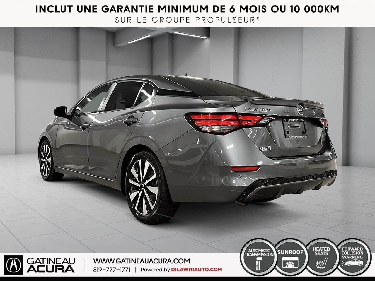 Nissan Sentra SV 2023 Gris Gatineau - photo #17