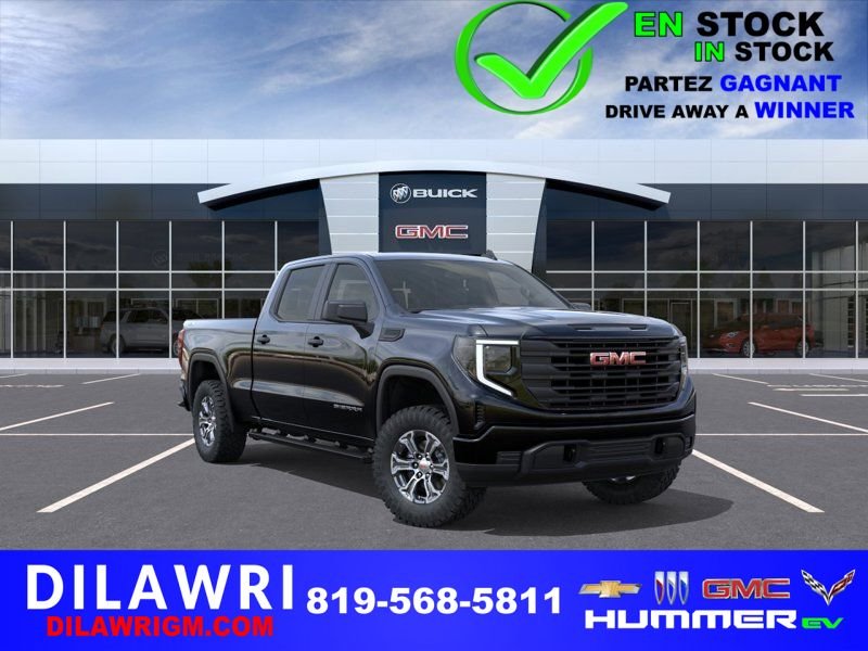 GMC Sierra 1500 Pro cabine multiplace 4RM 157 po 2026 Noir onyx Ottawa & Gatineau - photo #0