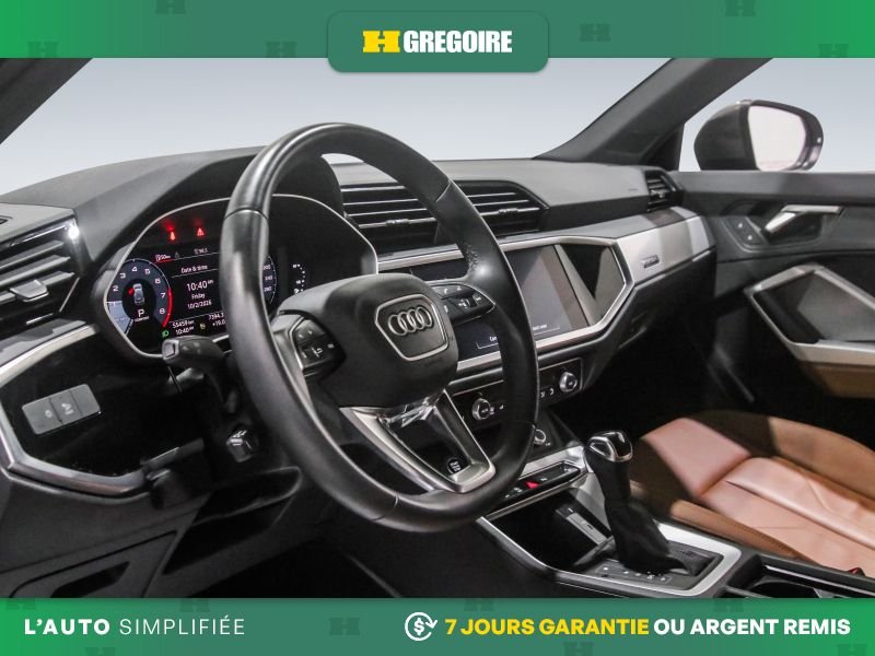 Audi Q3 823224 | Komfort AWD AUTO AC CUIR TOIT MAGS CAM RECUL BLEUT 2022 Vert Laval - photo #11