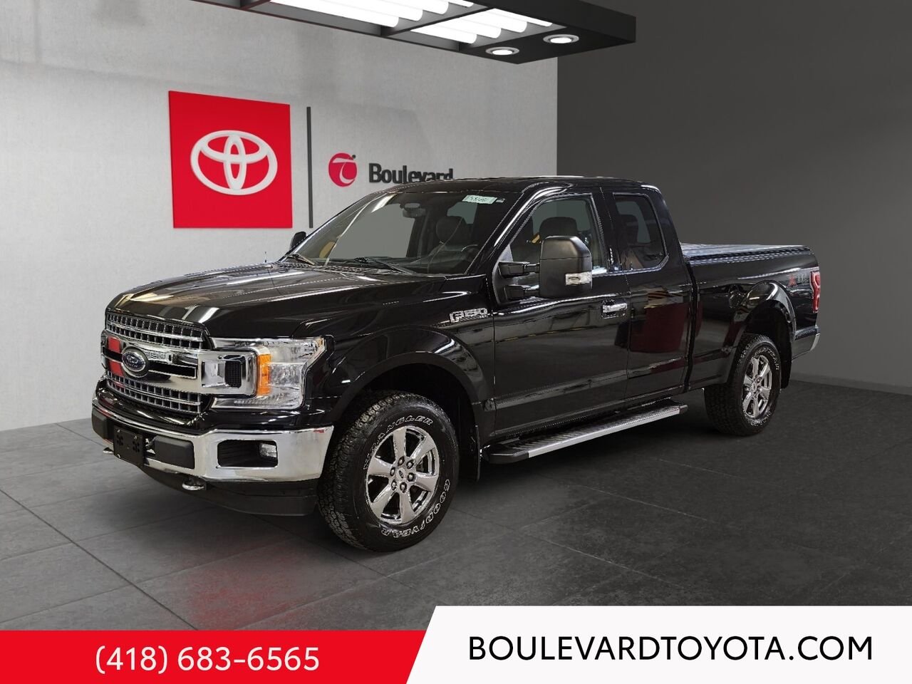 Ford F-150 531861-88 | XLT CABINE DOUBLE, 4X4, CAISSE 6.5 P 2018 Noir Québec - photo #0