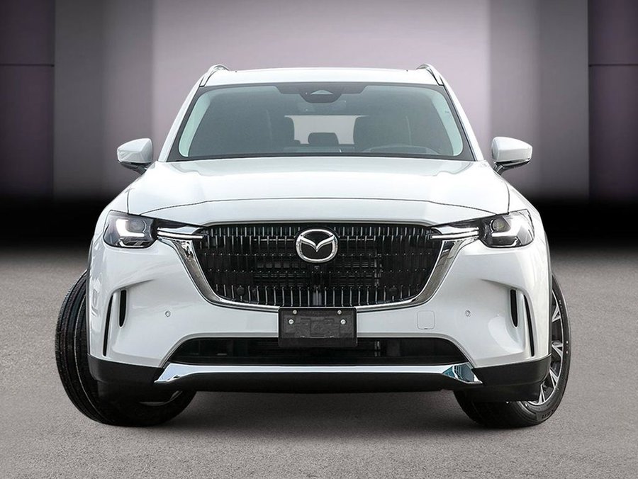 Mazda CX-90 hybride rechargeable GT 2026 Blanc rhodium métallisé