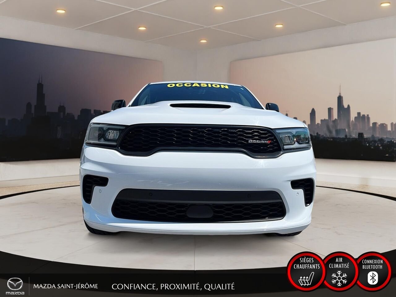 Dodge Durango R/T Plus | CUIR NAPPA | TOIT OUVRANT | 19 HAUT-PARLEURS | GR. REMORQUAGE | 7 PLACES 2024 Blanc Saint-Jérôme - photo #2