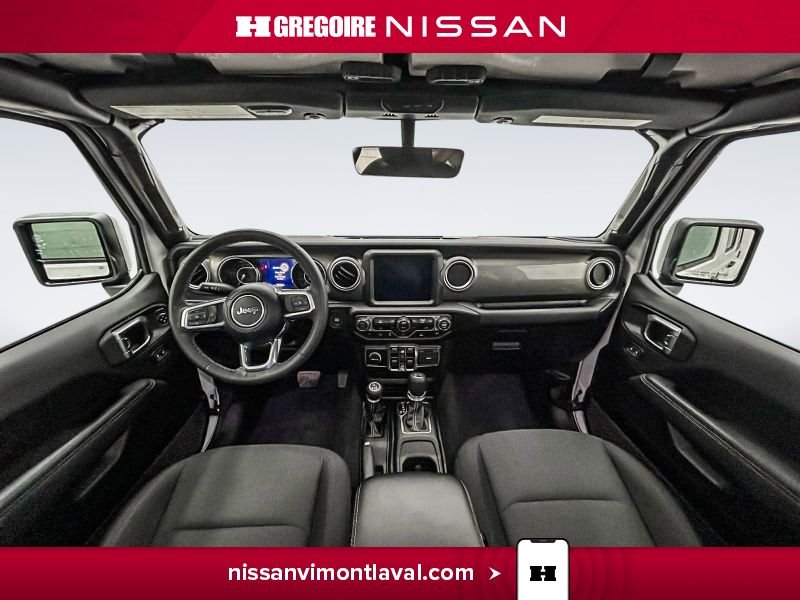 Jeep Wrangler VY3647 | Sahara 4x4 TOIT DUR CARPLAY 4 PORTES 2023 Blanc Laval - photo #17