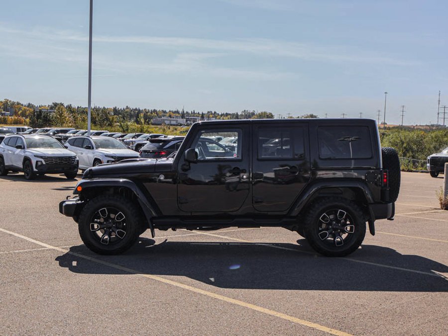 2018 Jeep Wrangler JK Unlimited Sahara V6 Auto 4X4 | Navigation | Heated Leather Seats Black