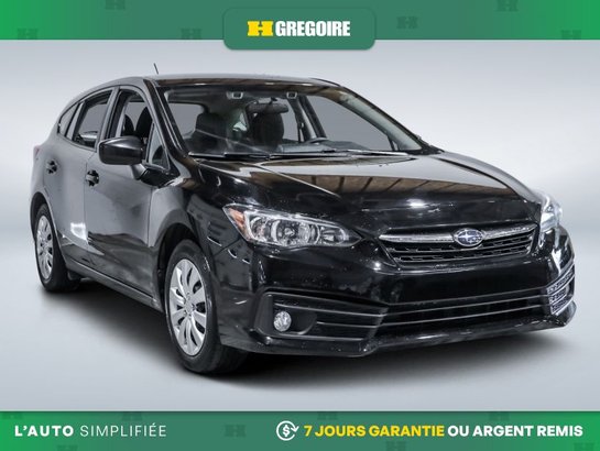 Subaru Impreza Convenience AUTO AC GR ELEC CAM RECULE BLUETOOTH 2022 Noir