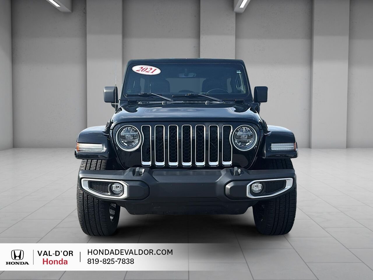 Jeep Wrangler 4xe Unlimited Sahara 4x4 2021 Noir Val-d'Or - photo #1