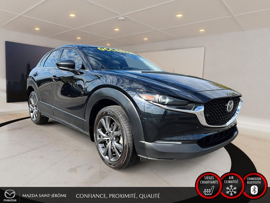 Mazda CX-30 GT | CUIR | TOIT OUVRANT | NAVIGATION | AWD | CAMÉRA 360 2023 Noir