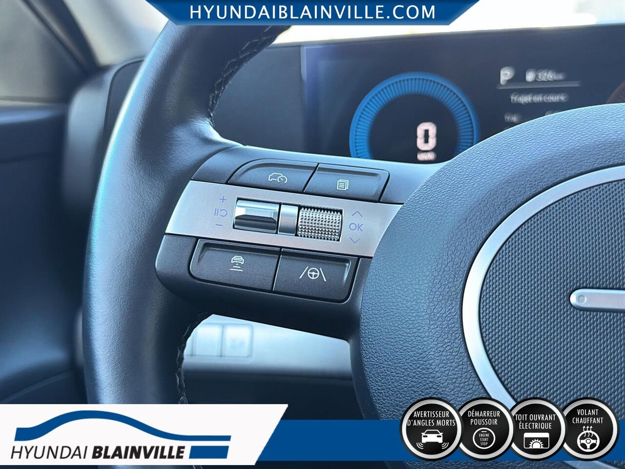 2025 Hyundai Kona White Blainville - photo #12
