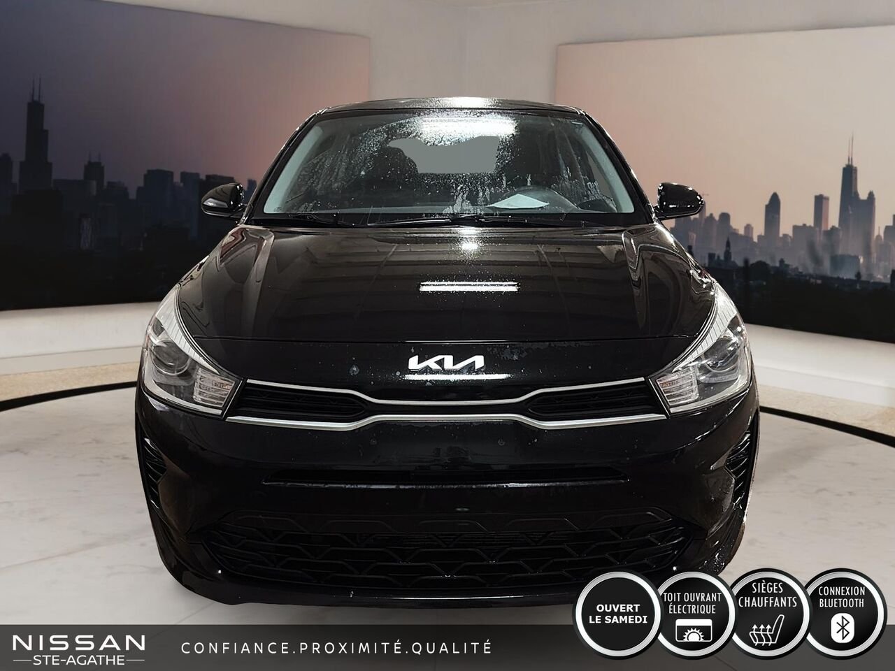 Kia Rio 5 portes 2023 Noir Saint-Jérôme - photo #1