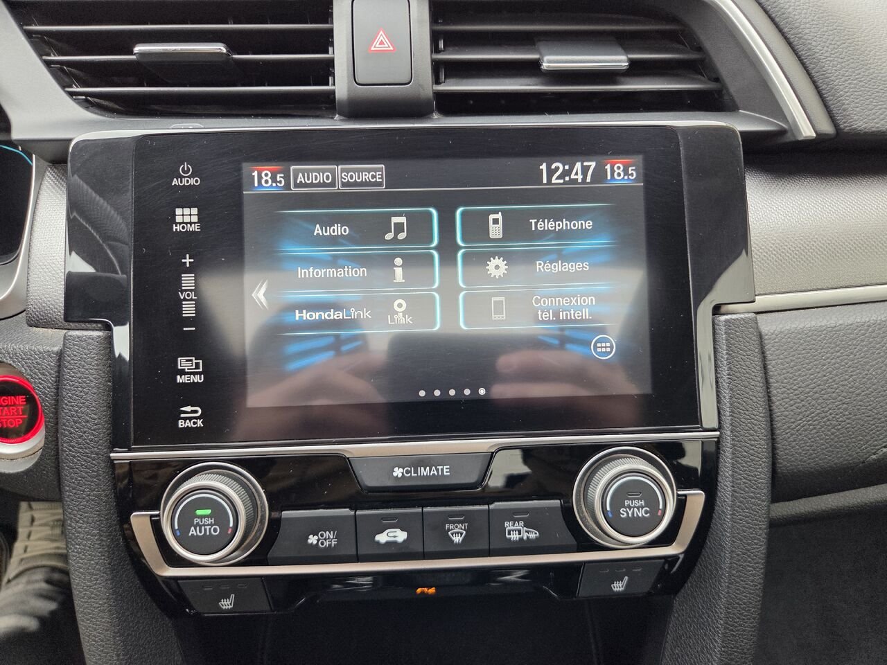 Honda CIVIC BERLINE EX 2017 Argent Mont-Laurier - photo #18
