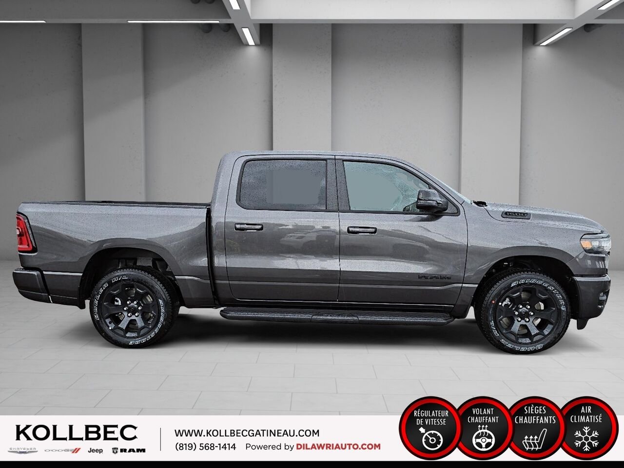 2026 RAM 1500 261440 | Sport cabine d'équipe 4x4 caisse de 5 pi 7 po Granite Crystal Metallic Gatineau - photo #13