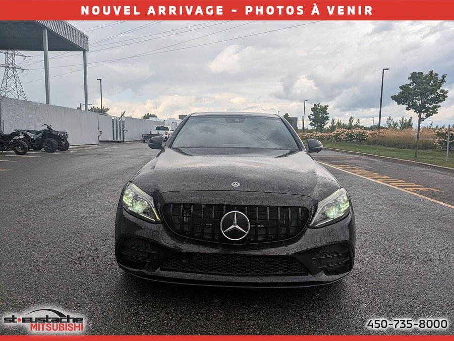 Mercedes-Benz Classe-C C 43 AMG berline 4MATIC-CUIR-TOIT PANO-SIÈGES ET VOLANT CHAUFFANT 2020 Noir