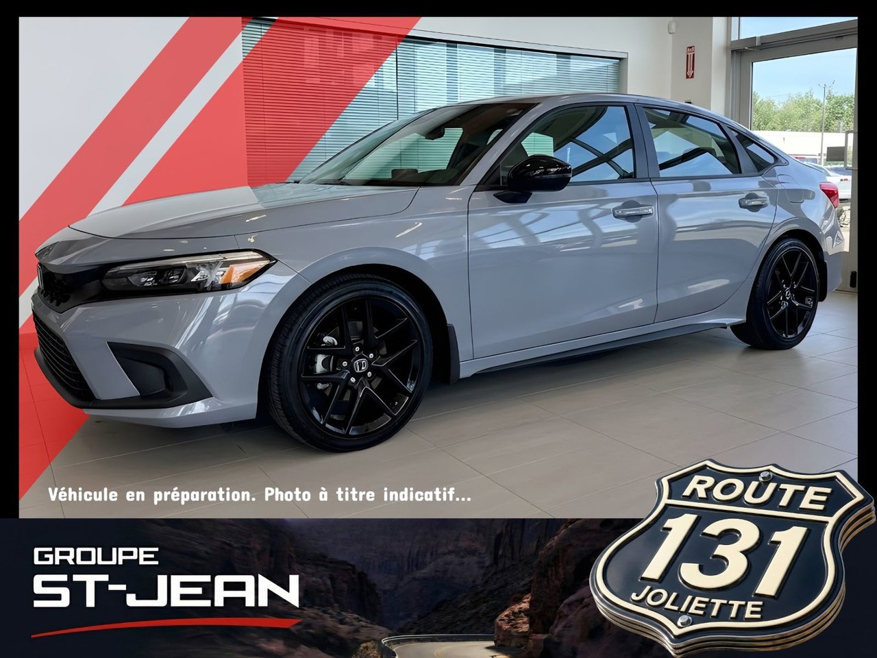 Honda Civic Sedan 2023 Gris Notre-Dame-des-Prairies - photo #0