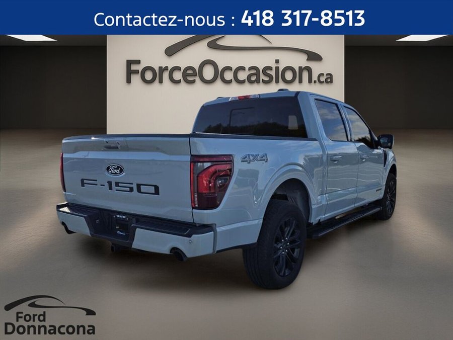 Ford F-150 LARIAT cabine SuperCrew 4RM caisse de 5,5 pi 2024 Gris