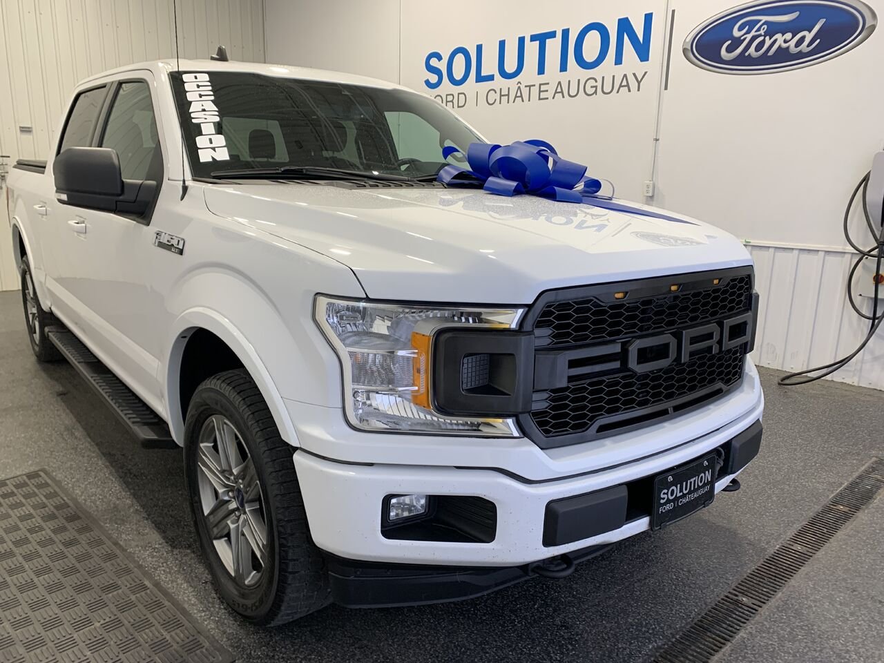 Ford F-150 XLT SPORT SUPERCREW XLT cabine SuperCrew 4RM caisse de 5,5 pi 2019 Blanc Châteauguay - photo #6