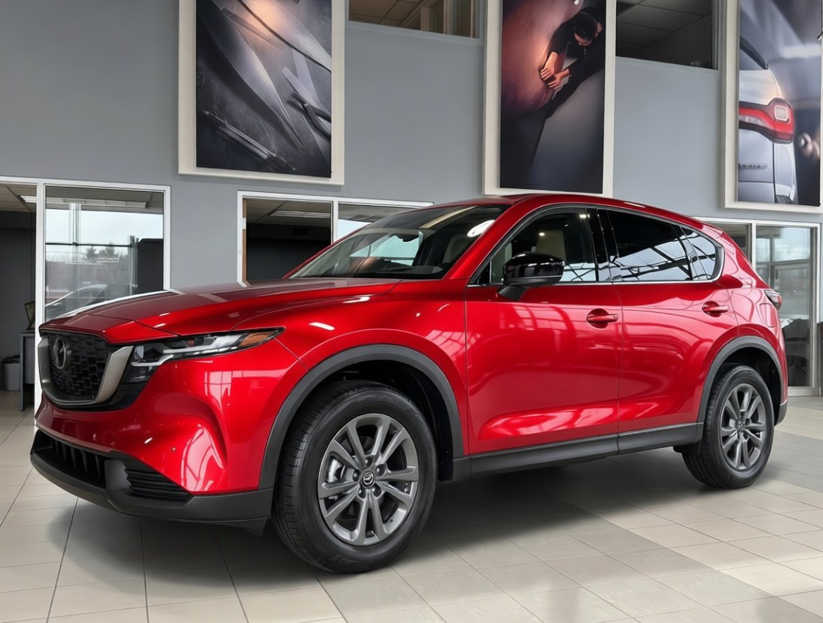 MAZDA CX-5 2026 Rouge vibrant cristal métallisé Notre-Dame-des-Prairies - photo #0