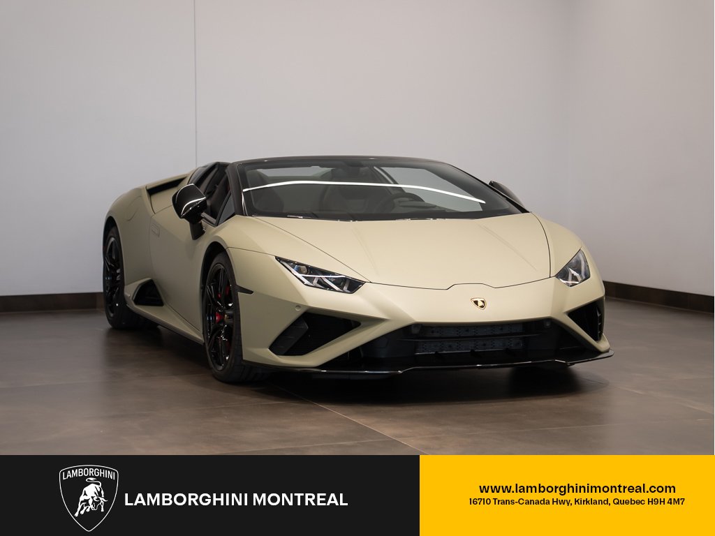 Lamborghini Huracan Evo RWD Spyder | Selezione 1 Year CPO | Wrapped (Original Paint Red) 2021 Vert Kirkland - photo #2