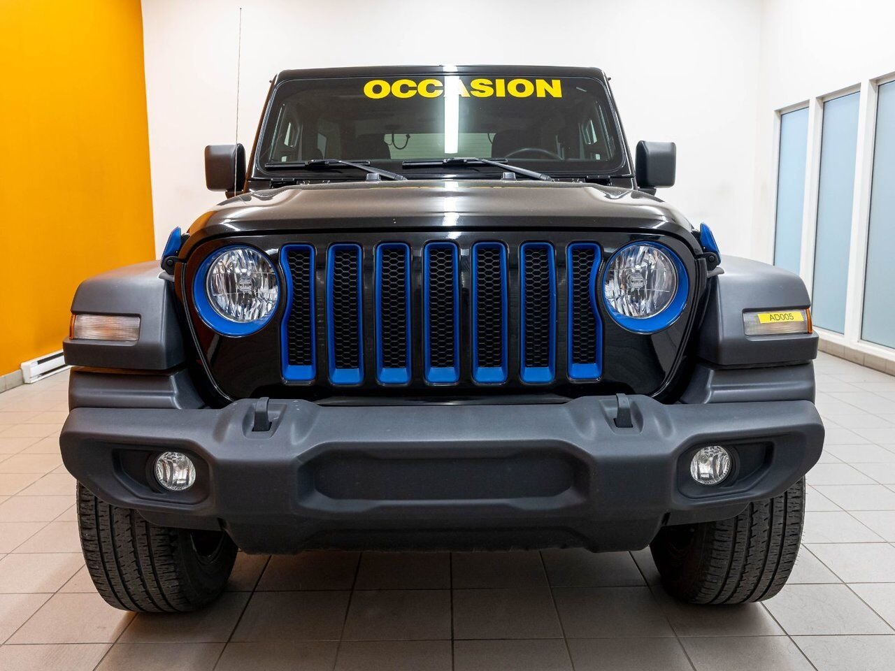 2021 Jeep Wrangler SPORT S 4X4 V6 *NAV* SIÈGES CHAUFF CARPLAY ALPINE Black Saint-Jérôme - photo #3