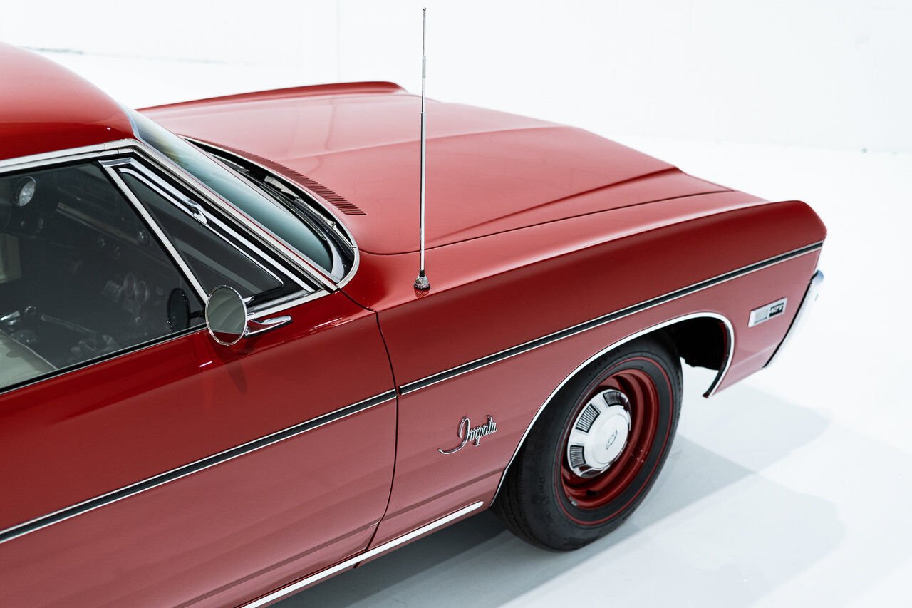 Chevrolet Impala Match N# L72 427/425 4spd 4.56gear Org Bill Of Sale | PRIX EN USD 1968 Rouge Montréal - photo #106