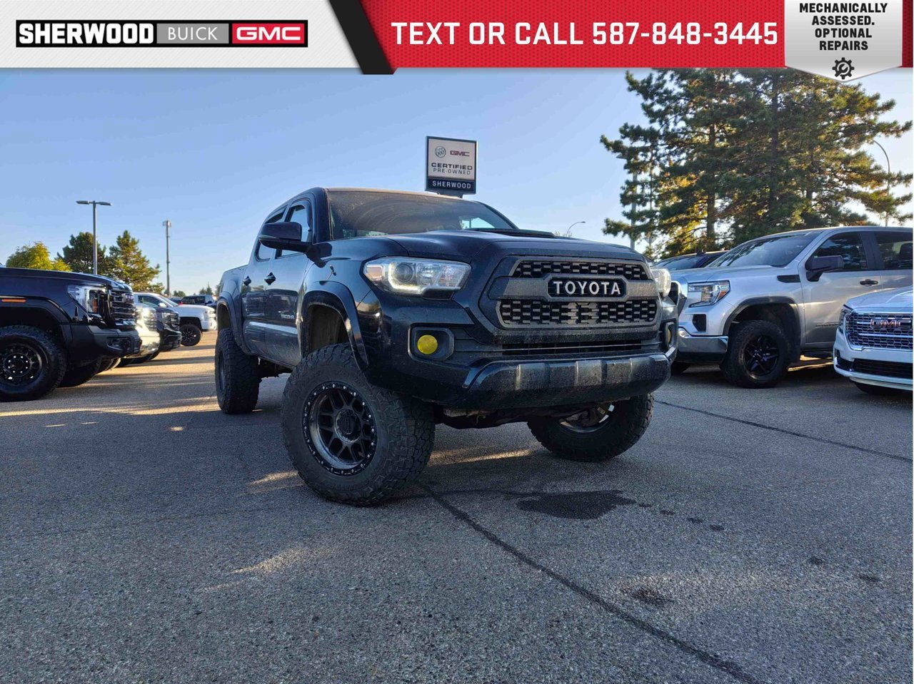 2017 Toyota Tacoma 4WD Double Cab V6 Man TRD Sport Black Sherwood Park - photo #9