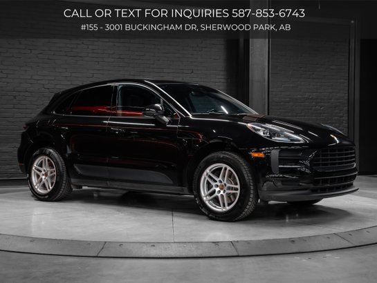 2020 Porsche Macan | Leather | Sunroof | Winter Tires | Clean CARFAX Black