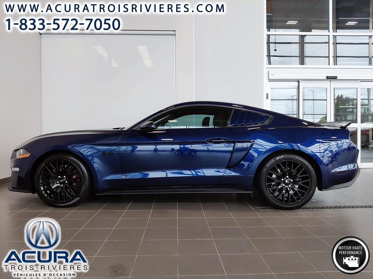 2018 Ford Mustang GT 5.0 LITRES Blue Trois-Rivières - photo #8