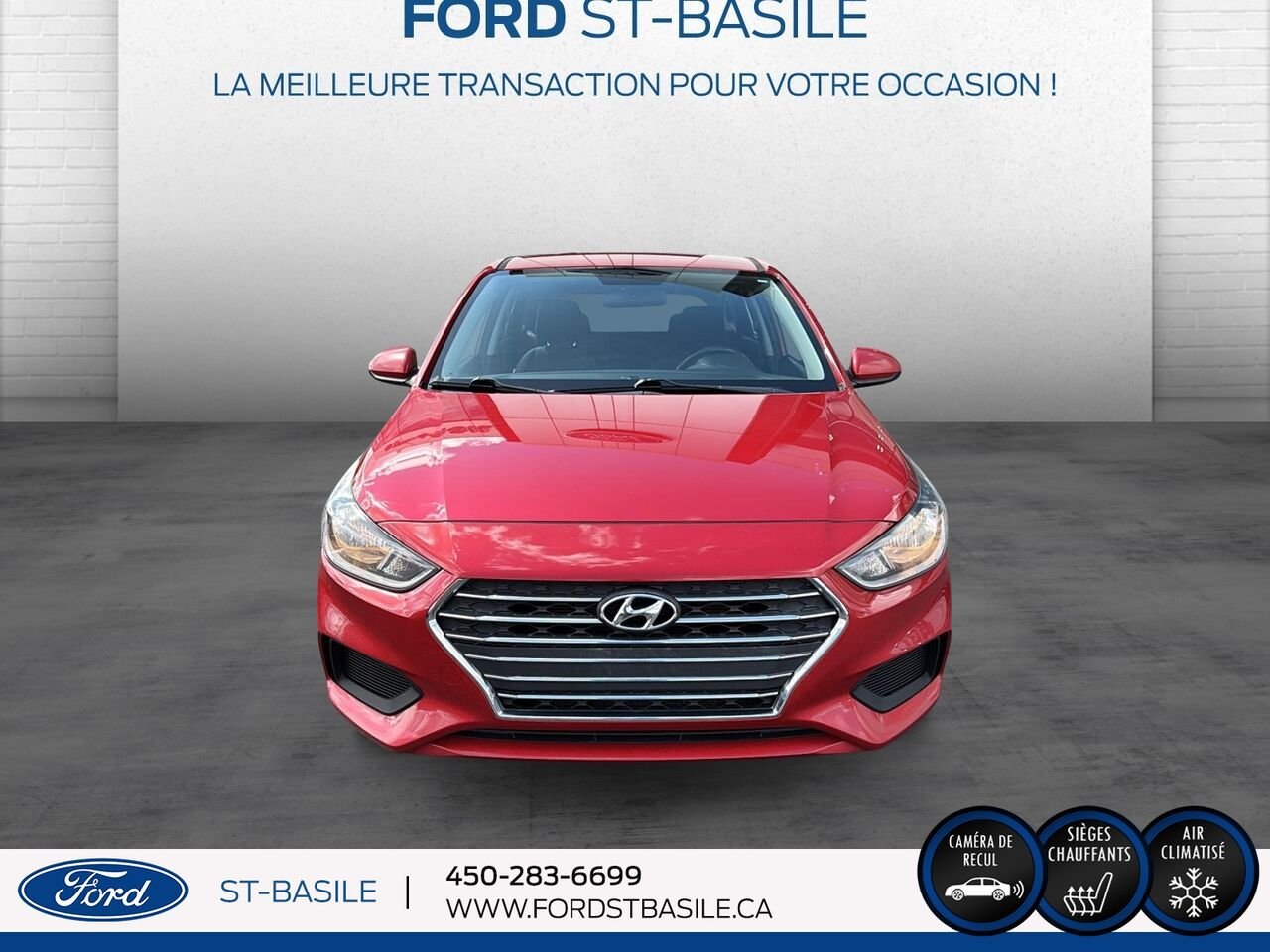 2019 HYUNDAI ACCENT Red Saint-Basile-le-Grand - photo #11