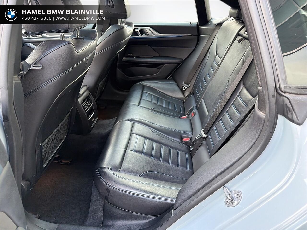 BMW i4 M50 Gran Coupe 2022 Gris Blainville - photo #8