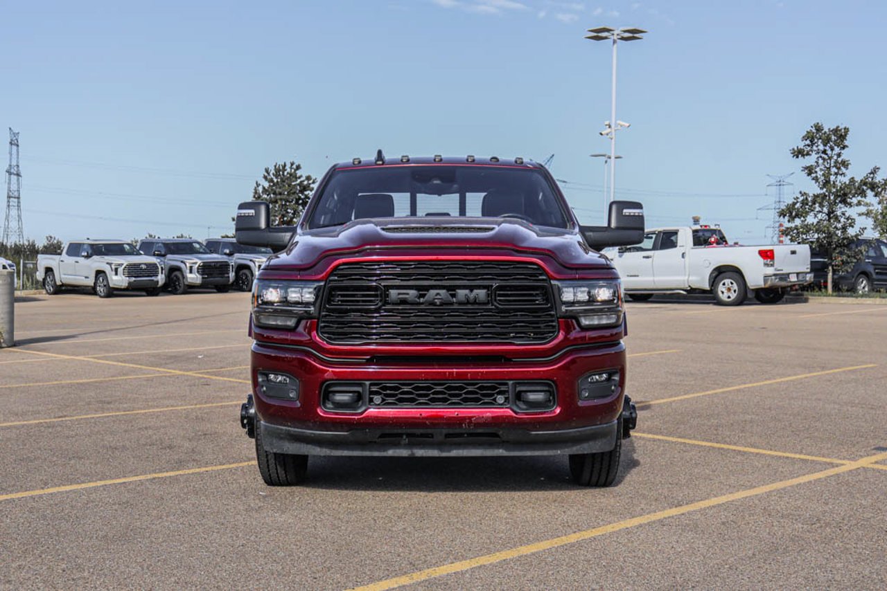 2023 Ram 3500 Limited 4x4 Crew Cab 8' Box Red Sherwood Park - photo #2