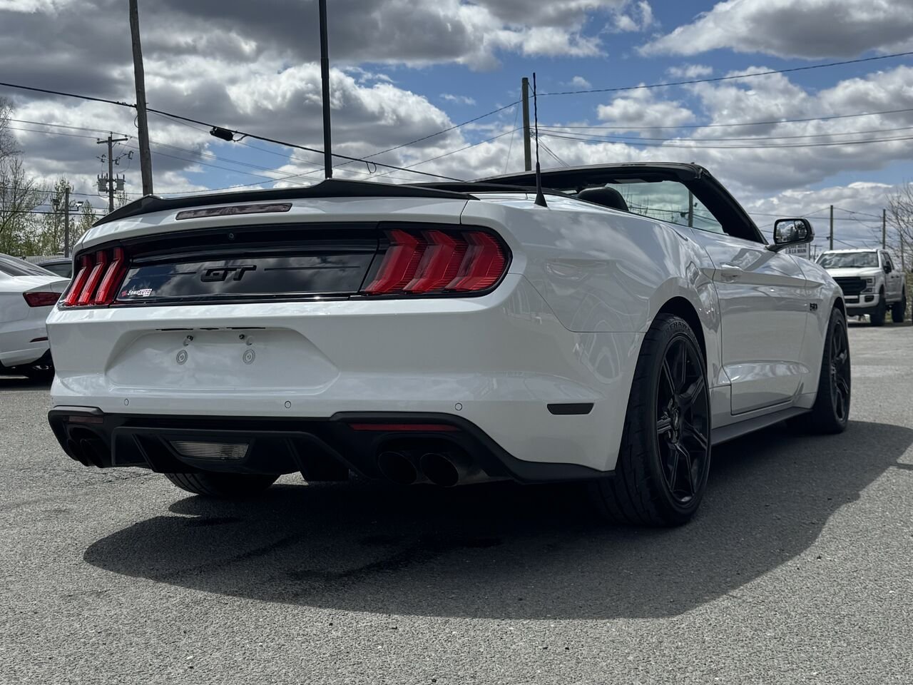 2018 Ford Mustang GT Convertible White Granby - photo #6