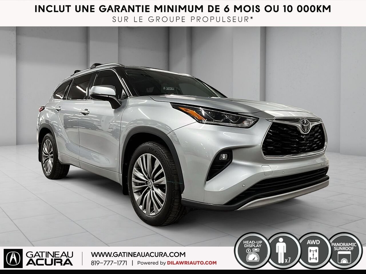 Toyota Highlander Platinum AWD 2021 Argent Gatineau - photo #13