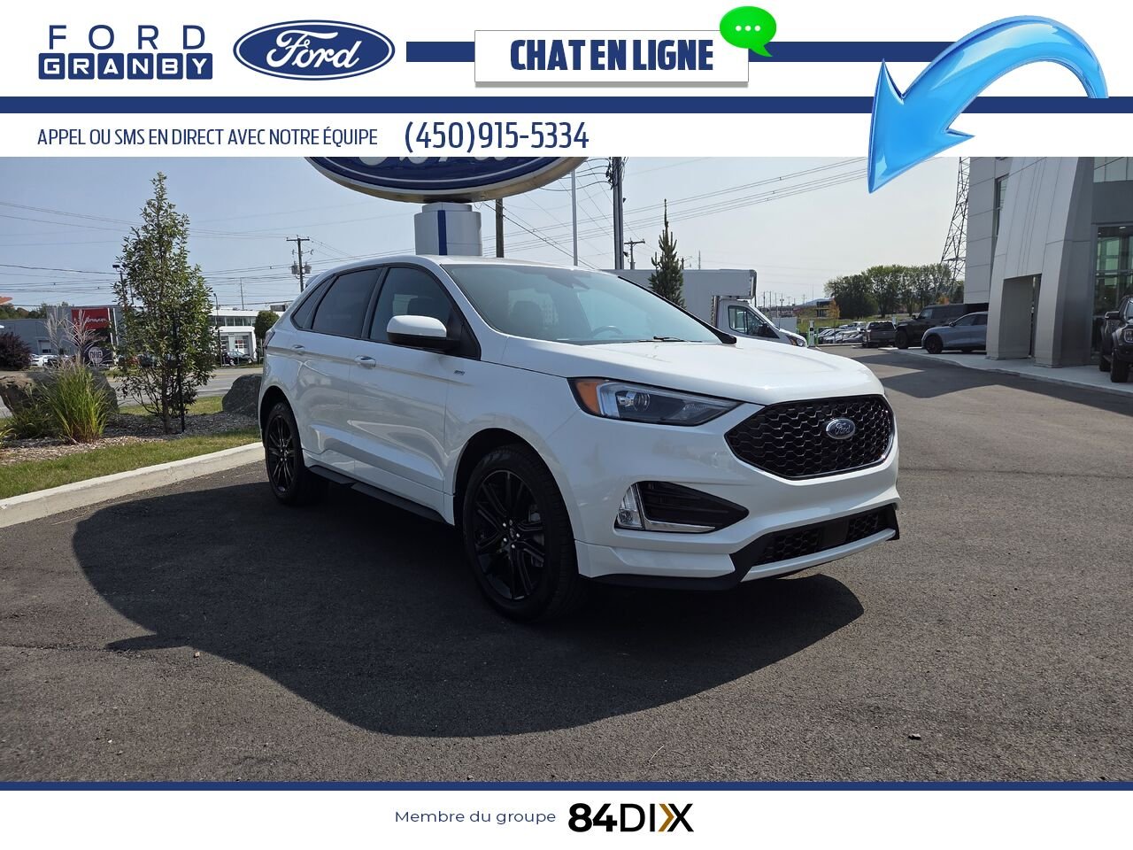 Ford Edge 2024 Blanc Granby - photo #0