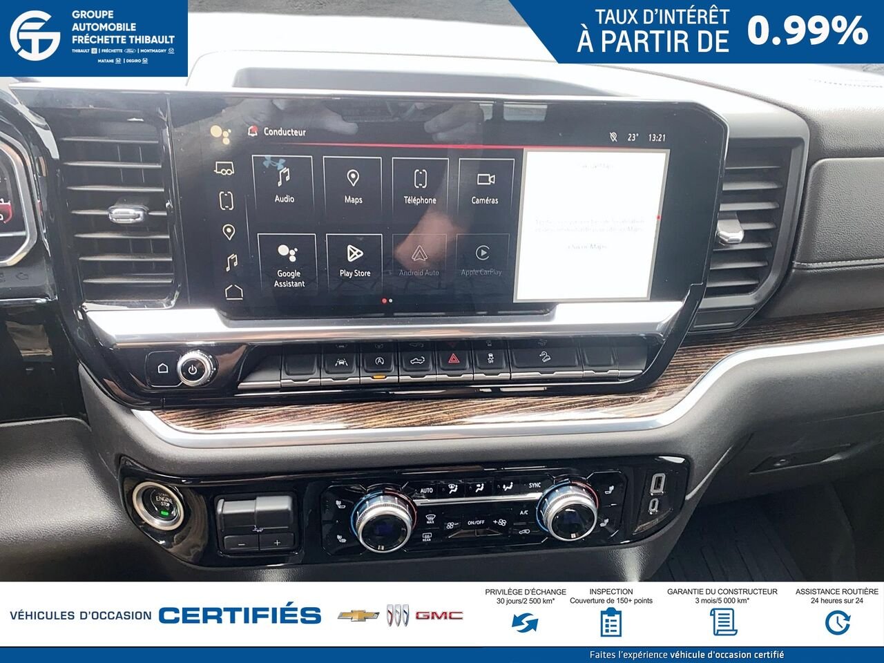 GMC SIERRA Elevation cabine multiplace 4RM 157 po 2022 Beige Montmagny - photo #12