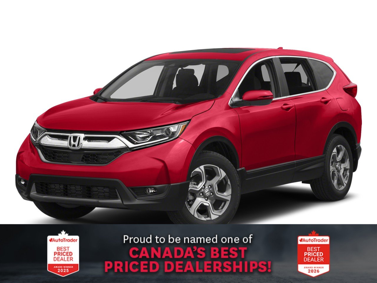 Honda CR-V 4WD EX 2017 Red Ottawa & Gatineau - photo #0