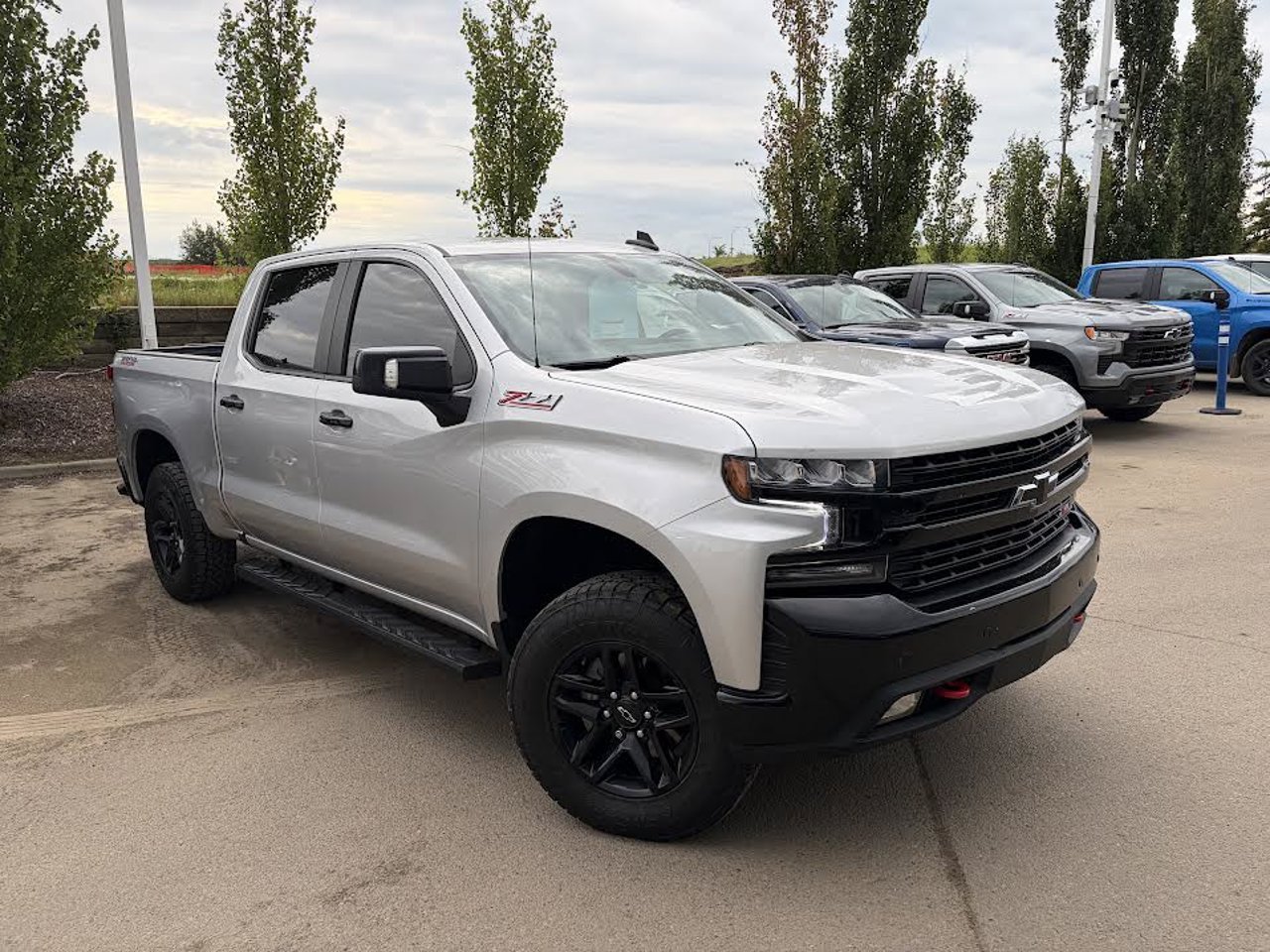 2022 Chevrolet Silverado 1500 LTD 4WD Crew Cab 147 LT Trail Boss Grey Sherwood Park - photo #1