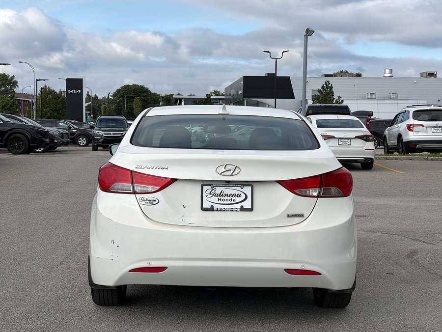 Hyundai ELANTRA Limited 2013 Blanc